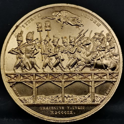 Medaille 41mm bronze dorée - 41mm,