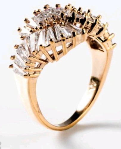 Bague vagues zircons - vagues,