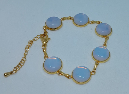 Bracelet acier plaqué or - bracelet,