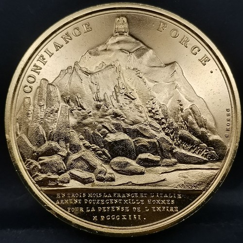 Medaille 41mm bronze - bronze, dorée
