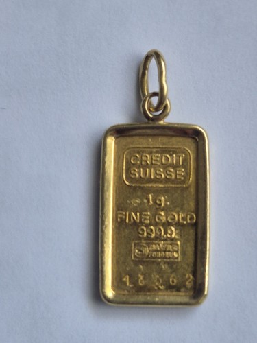 Lingot pendentif 24 - en, or